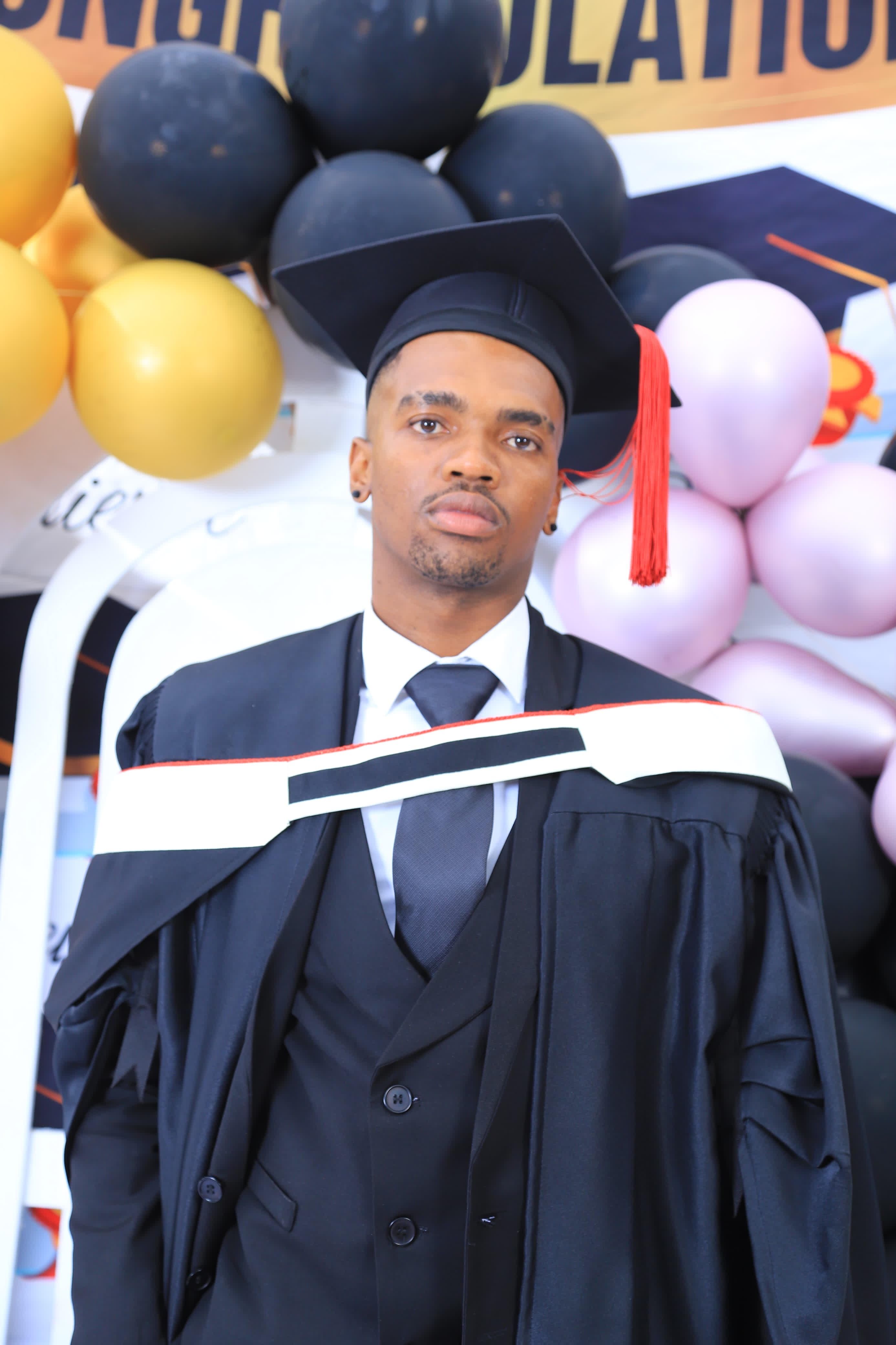 Ntsikayomzi Gidi at graduation